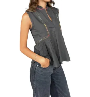 The Solace Blouse In Black