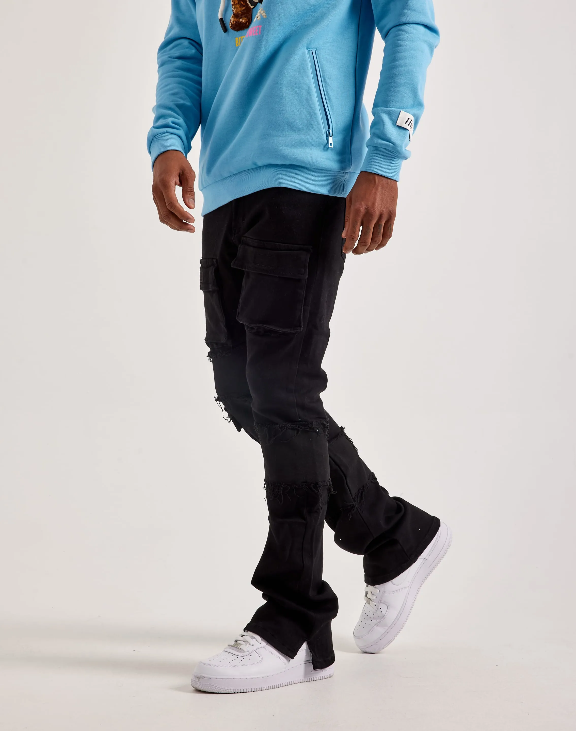 THRT Stacked Cargo Denim Jeans