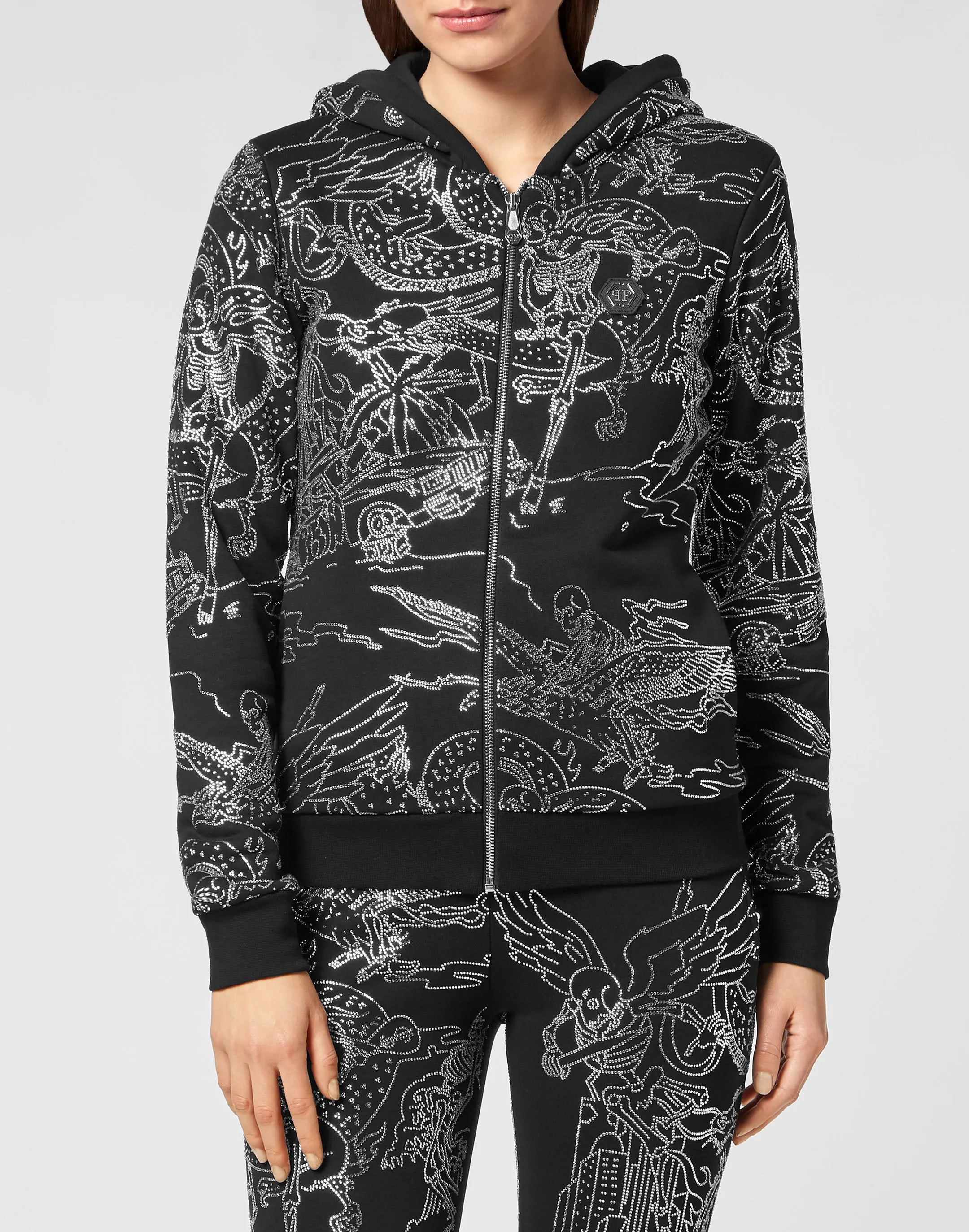 Tracksuit Top/Trousers Stones Skeleton tattoo