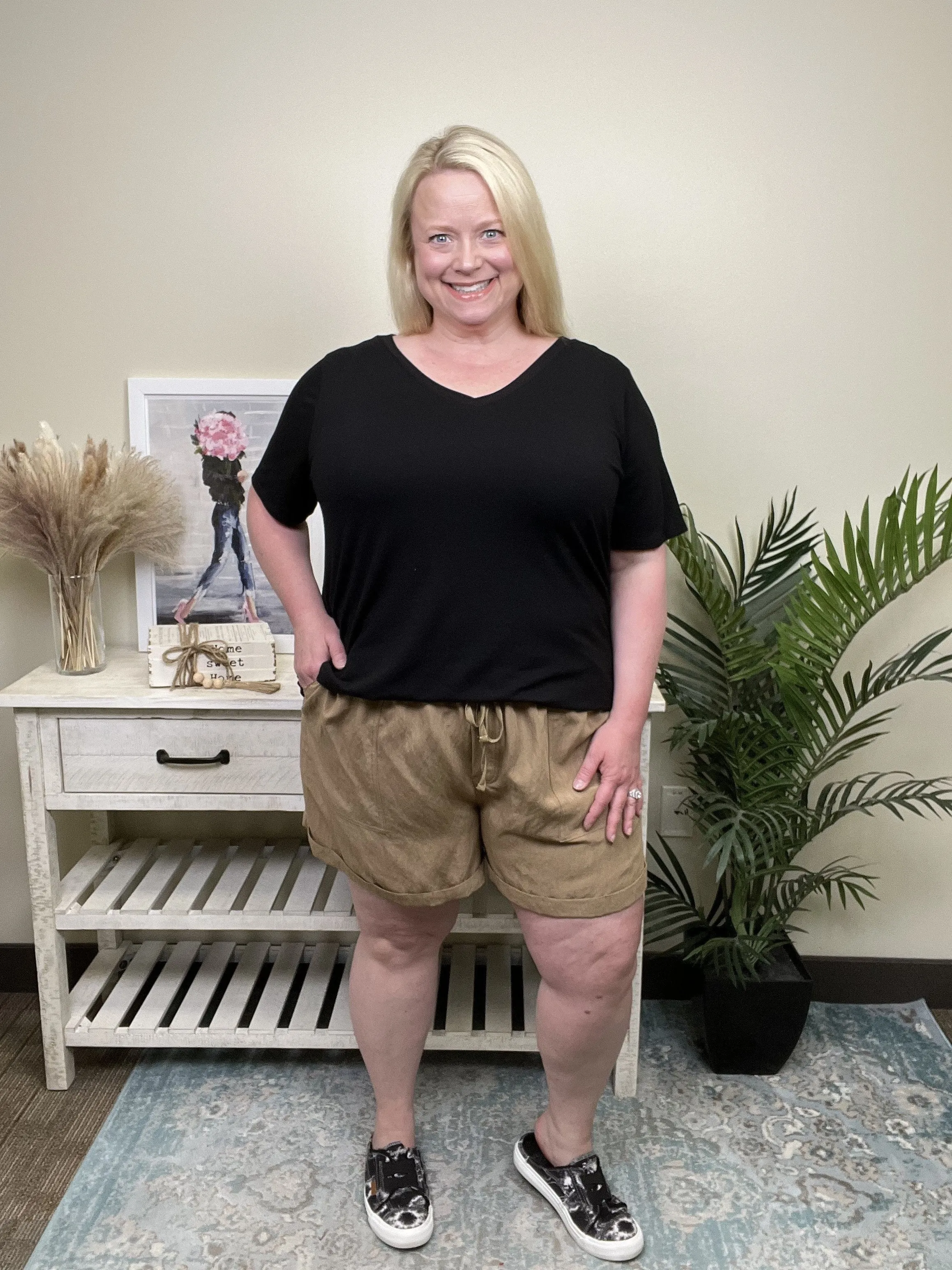 Tropical Fun Women's Drawstring Shorts *Final Sale*