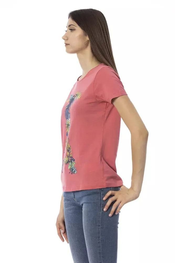 Trussardi Action Chic  Short Sleeve Fashion Women's Tee