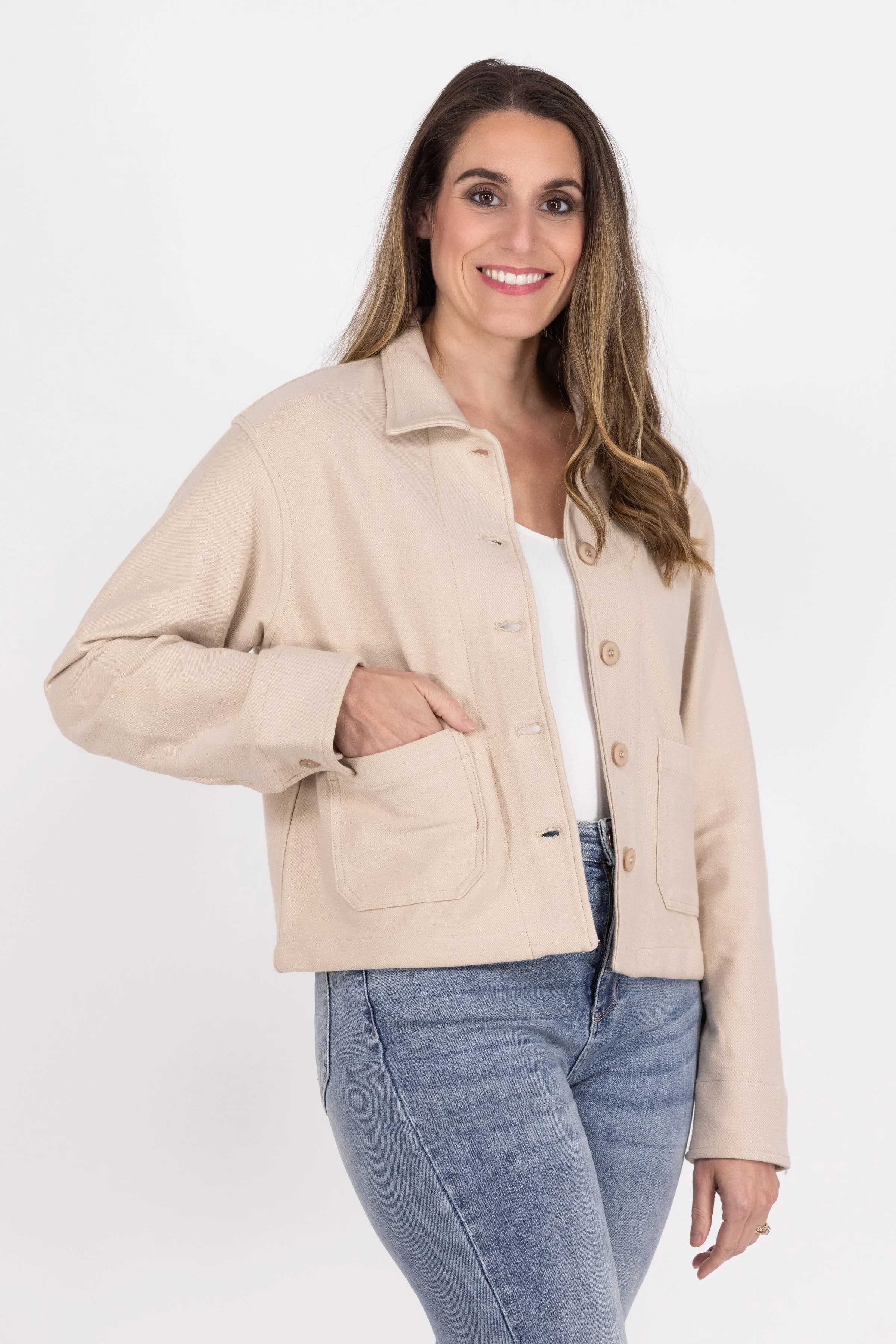 Unique Impression Women's Button Up Jacket