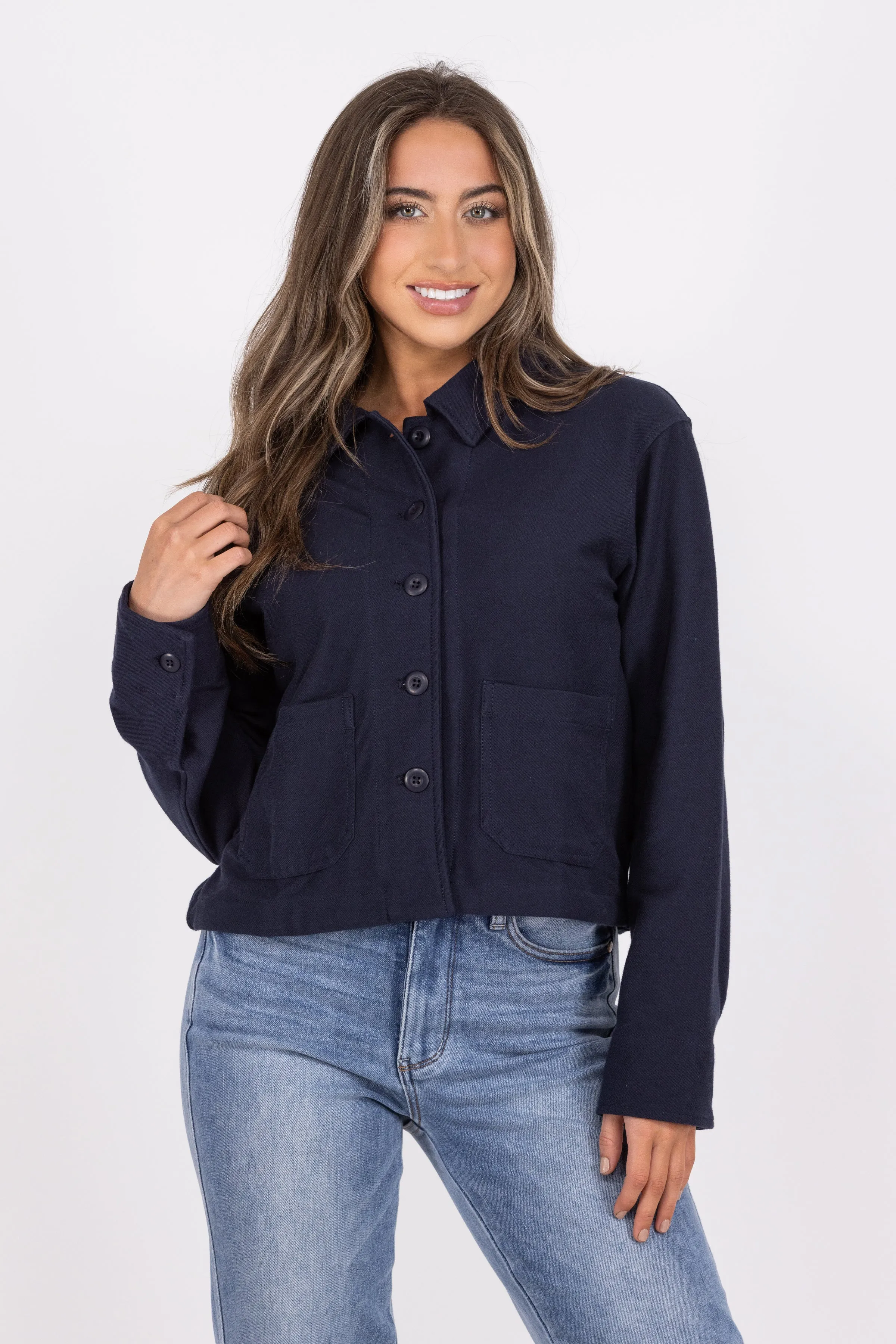 Unique Impression Women's Button Up Jacket