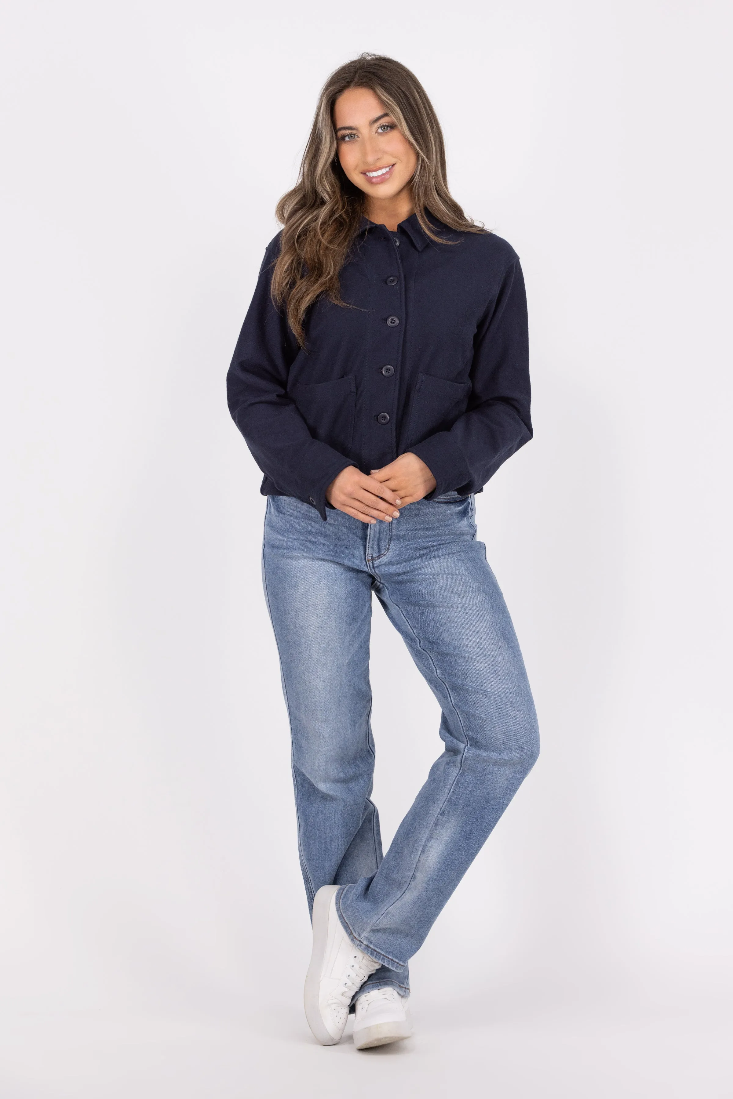 Unique Impression Women's Button Up Jacket