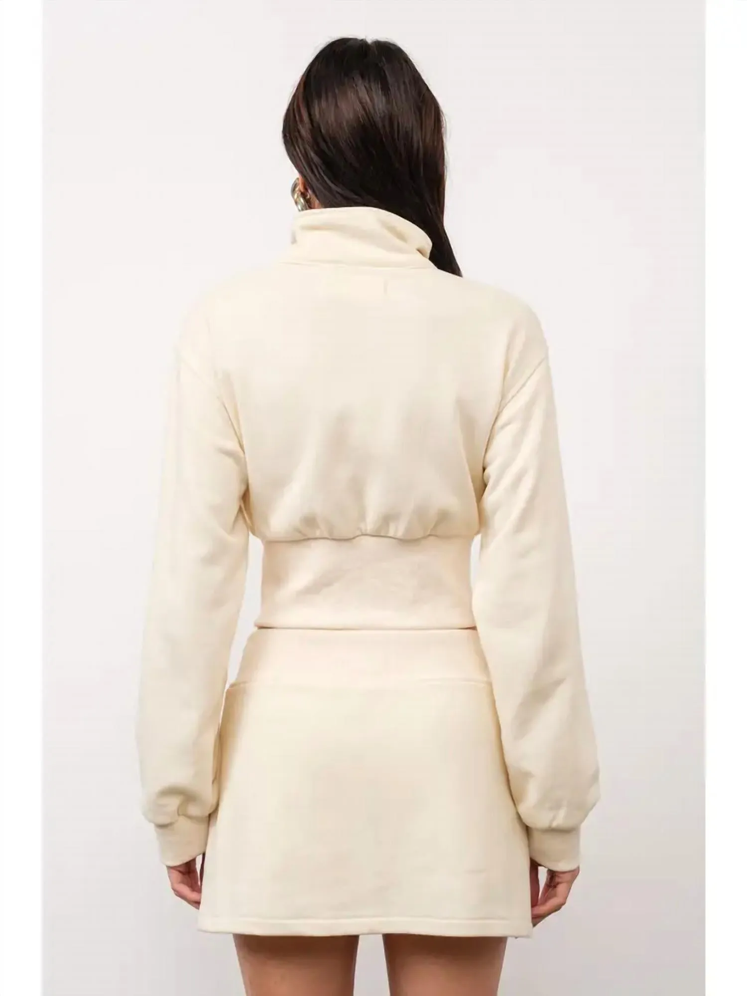 Up & Away Mini Skort In Ivory