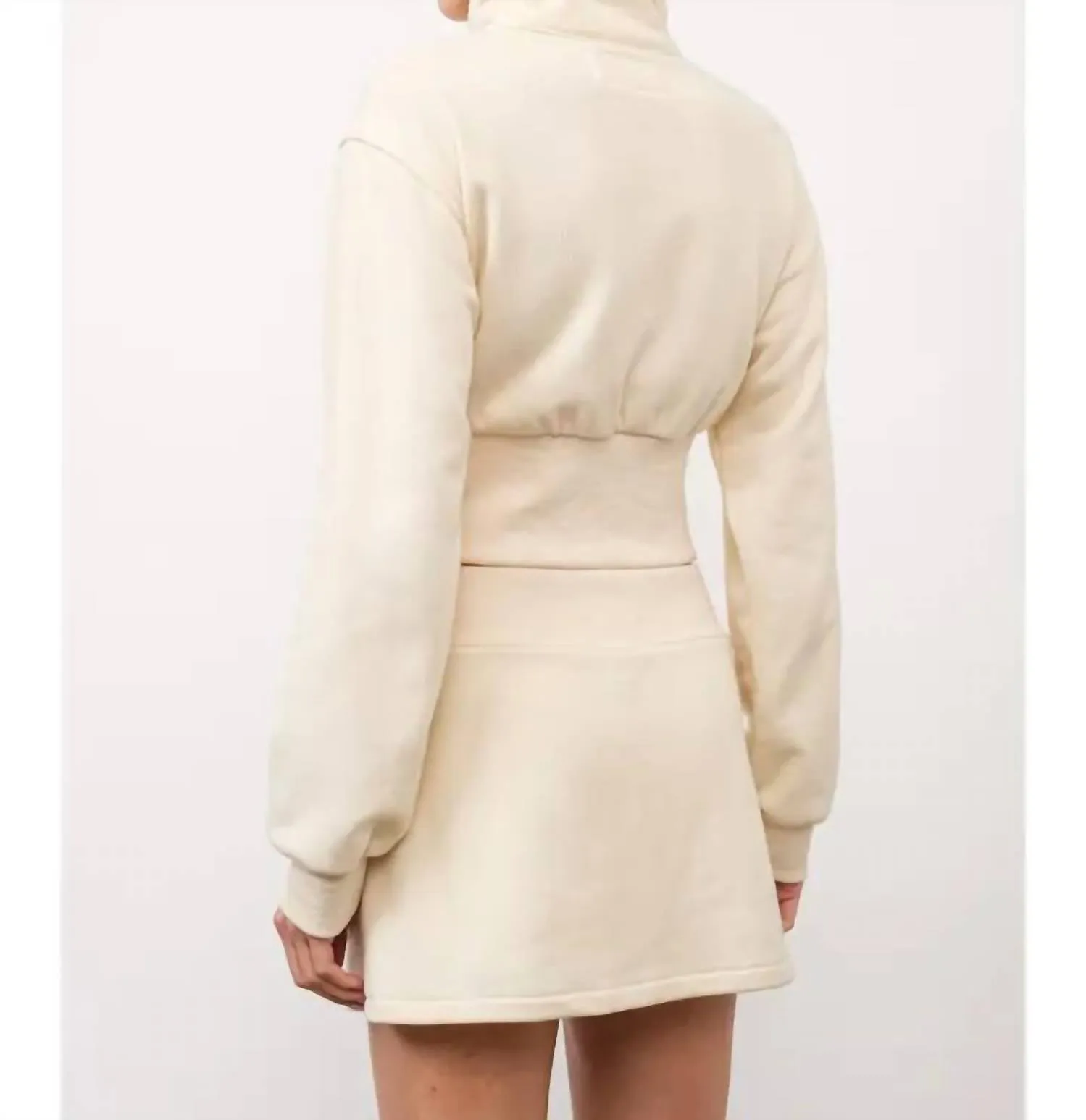 Up & Away Mini Skort In Ivory