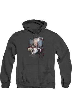 Vampire Diaries 3   1 Adult Heather Hoodie / Hooded Sweatshirt