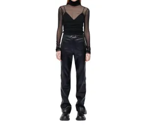 Velora Long Sleeve Bodysuit In Black