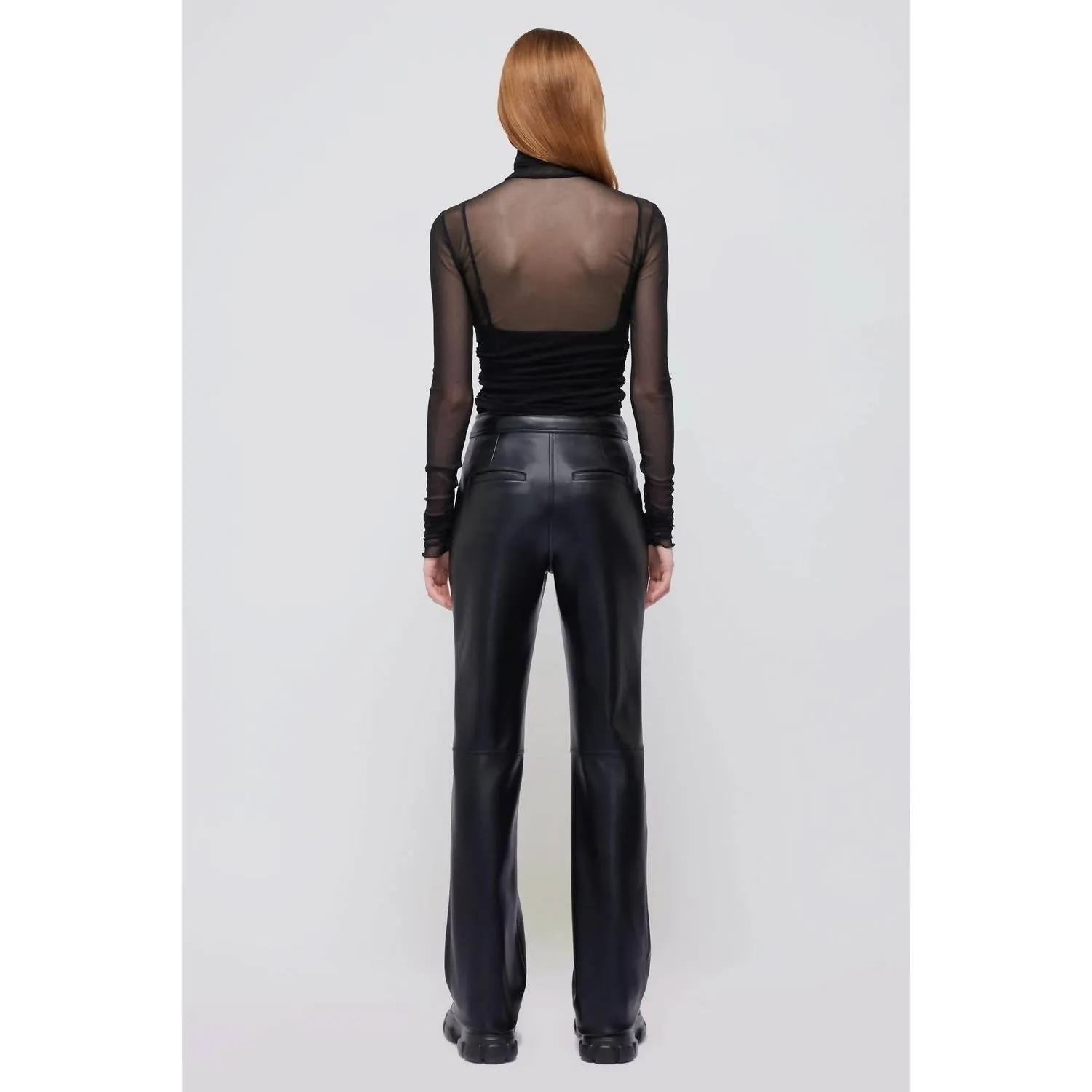 Velora Long Sleeve Bodysuit In Black