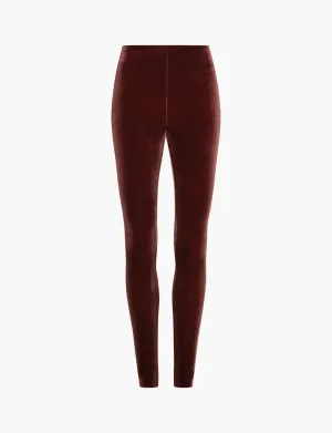 Velvet Legging In Sumac
