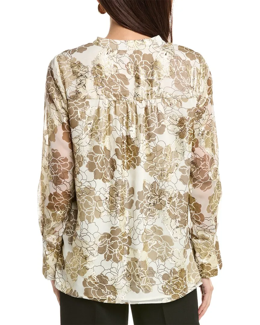 Vince Camuto Fil Coupe Blouse