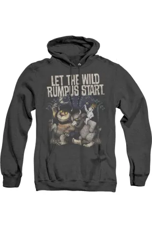 Where The Wild Things Are Wild Rumpus Adult Heather Hoodie / Hooded Sweatshirt