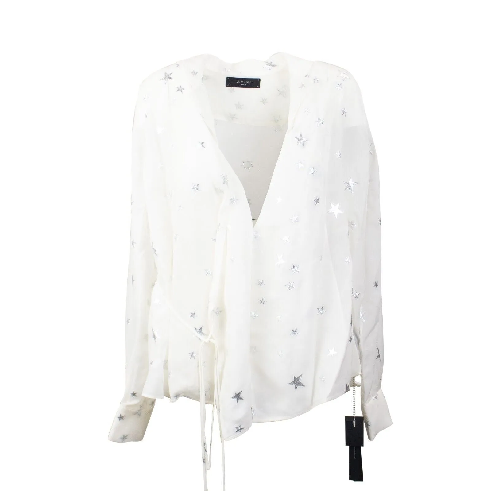 White Stars FIl Coupe Wrap Shirt
