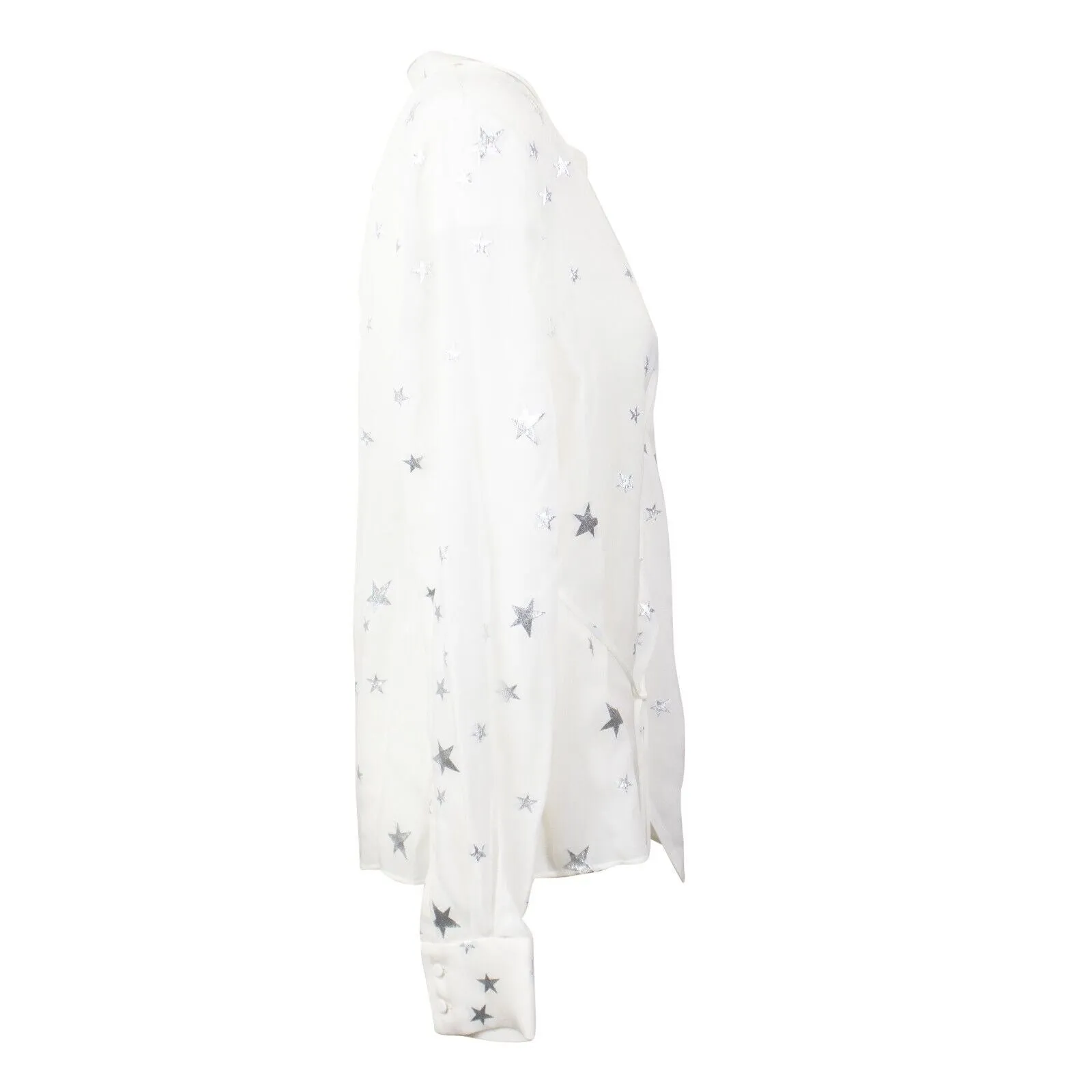 White Stars FIl Coupe Wrap Shirt
