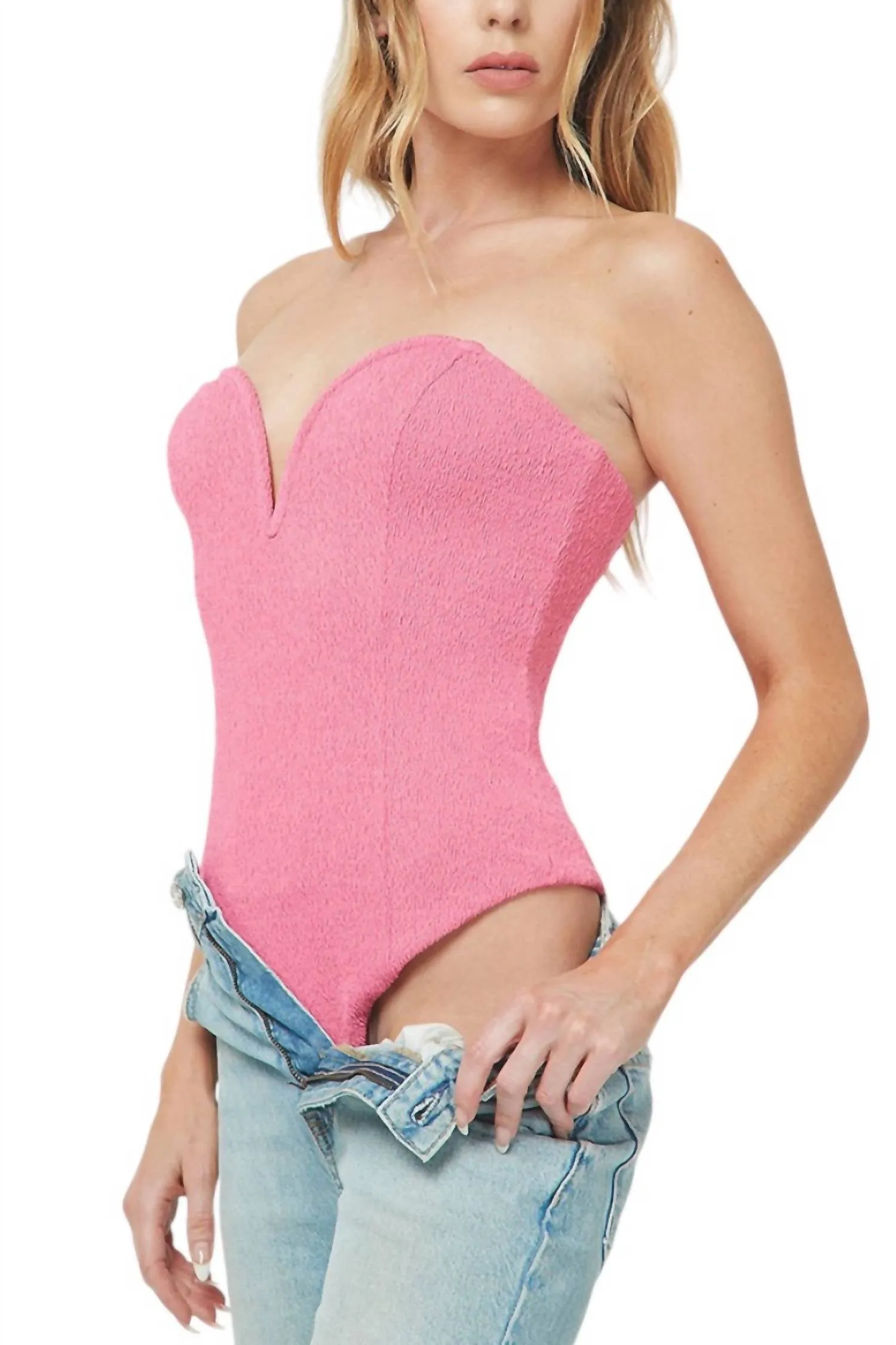 Winston Bodysuit In Pink