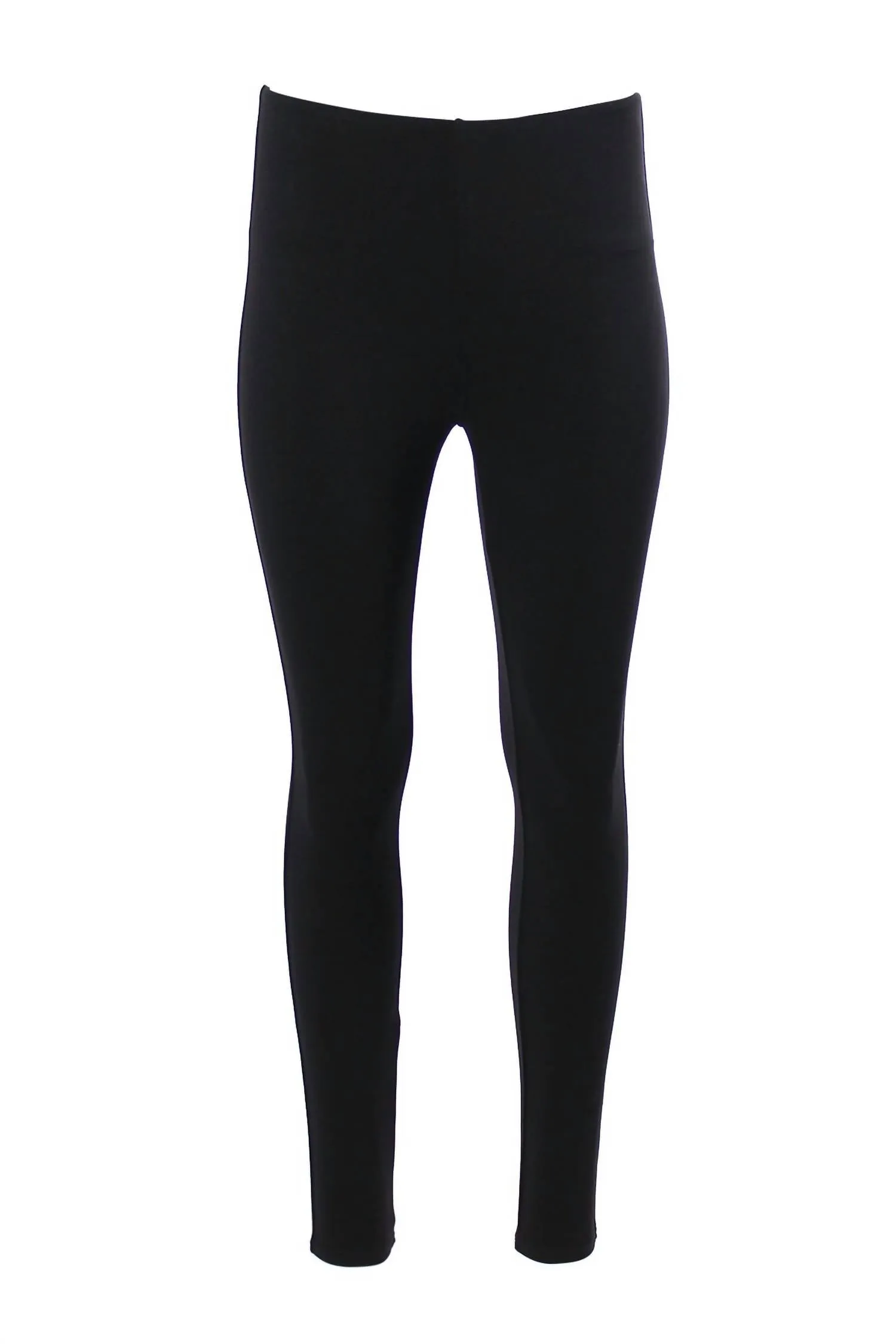 Women Carson Comfort Fit Solid Stretch Knit Leggings In Black