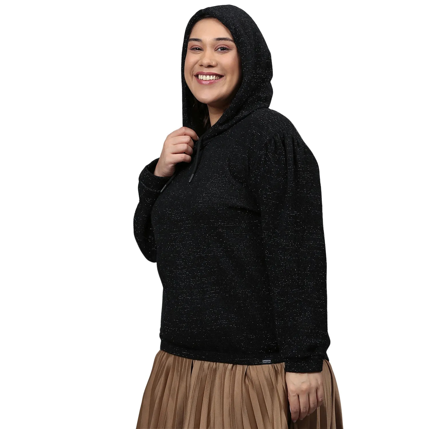Women Full Sleeve Hooded Sweatshirt