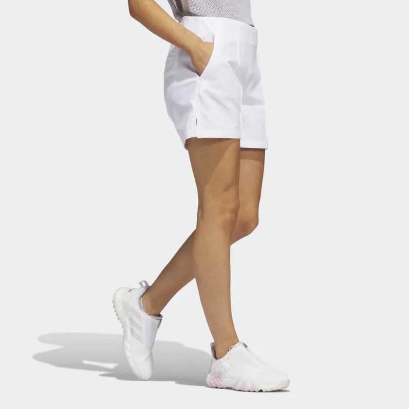 Women's adidas Pintuck 5-Inch Pull-On Golf Shorts