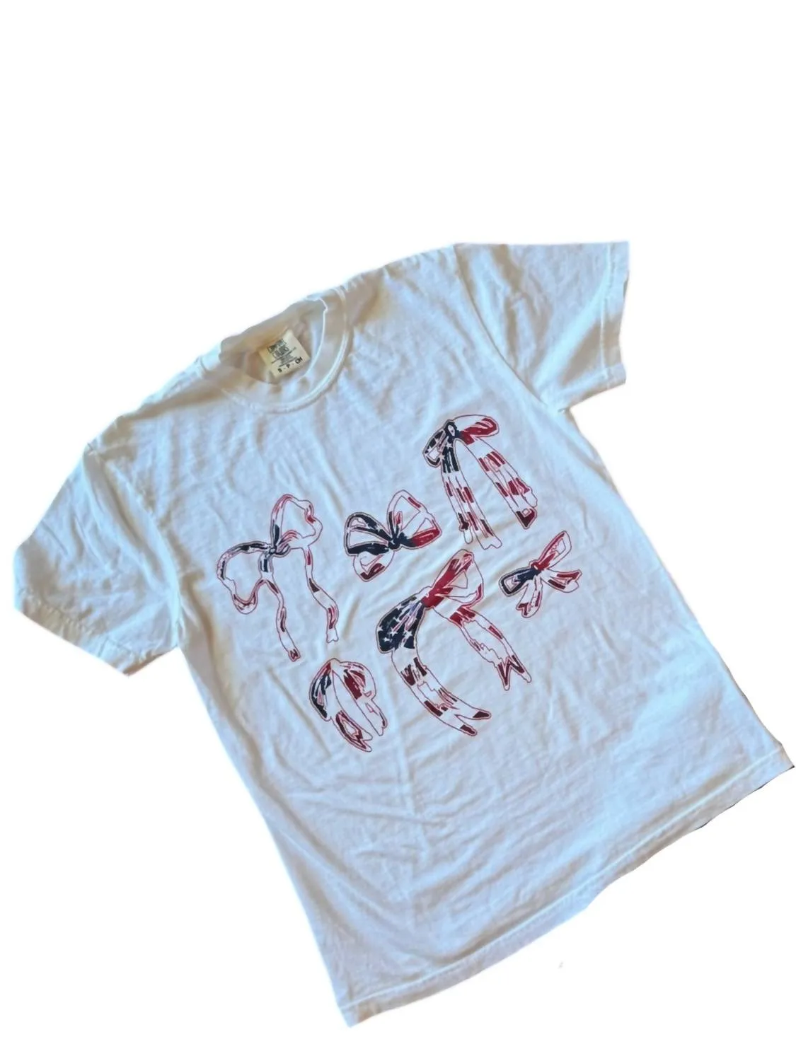 Women's Bow-Tastic U.s.a Tee In White