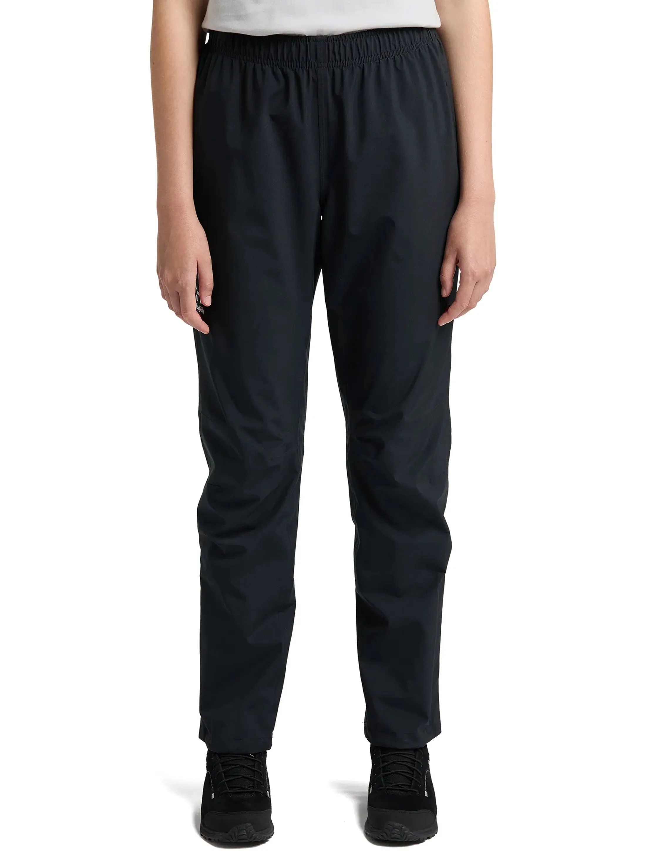 Women's Brand Logo Embroidered Ski Pants,Black