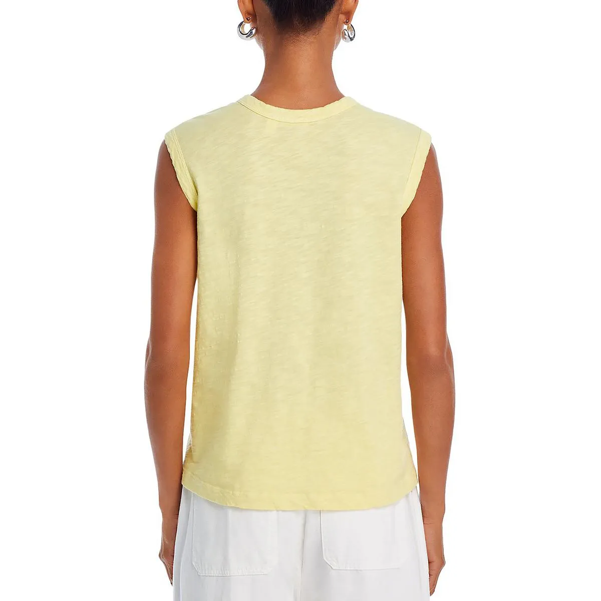 Womens Cotton U-Neck Tank Top