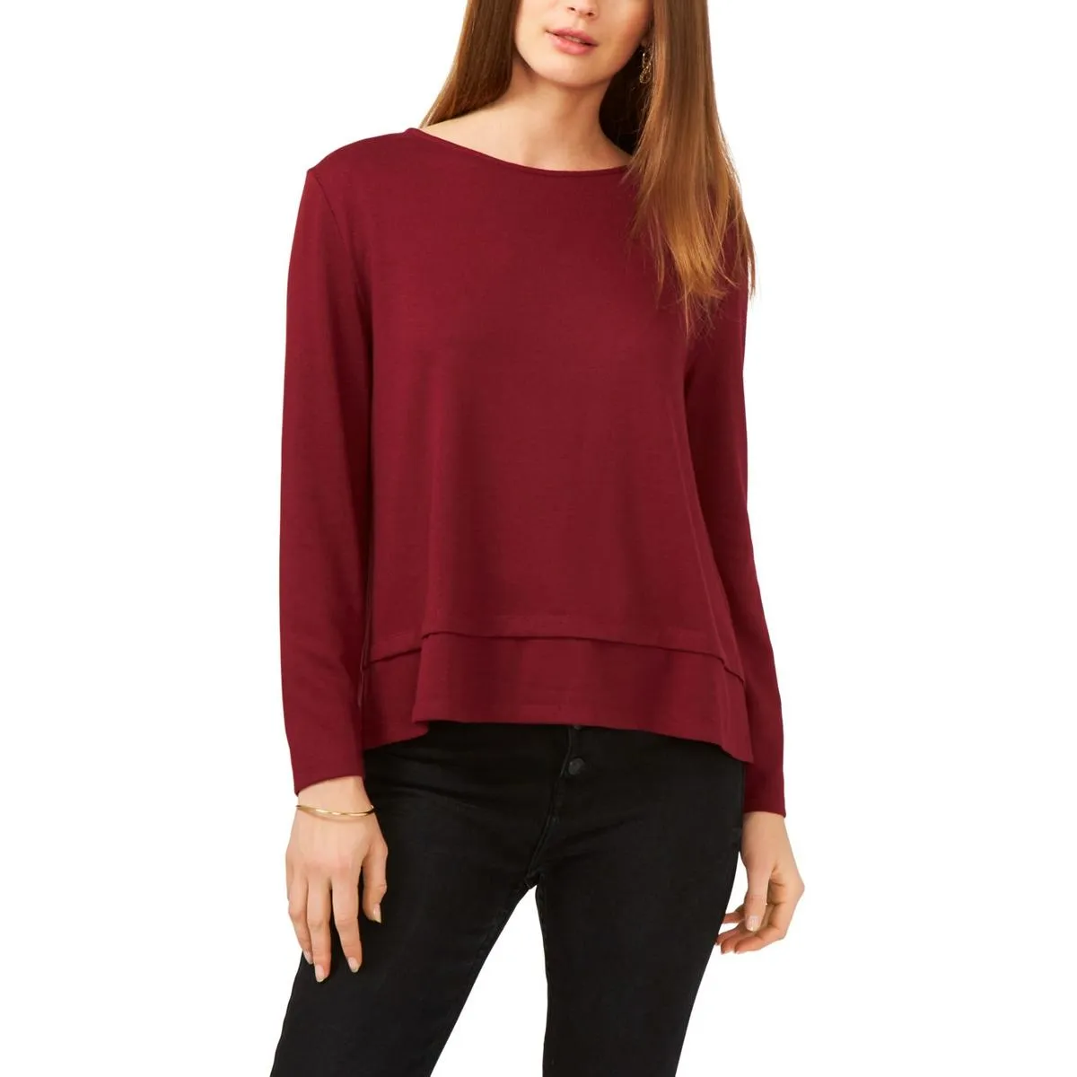 Womens Cozy Tie Back Blouse