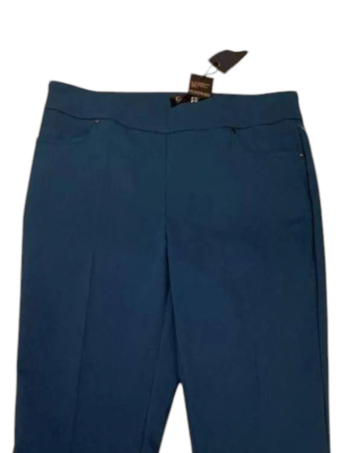 Women's Crop Pull On Pants In Lagoon