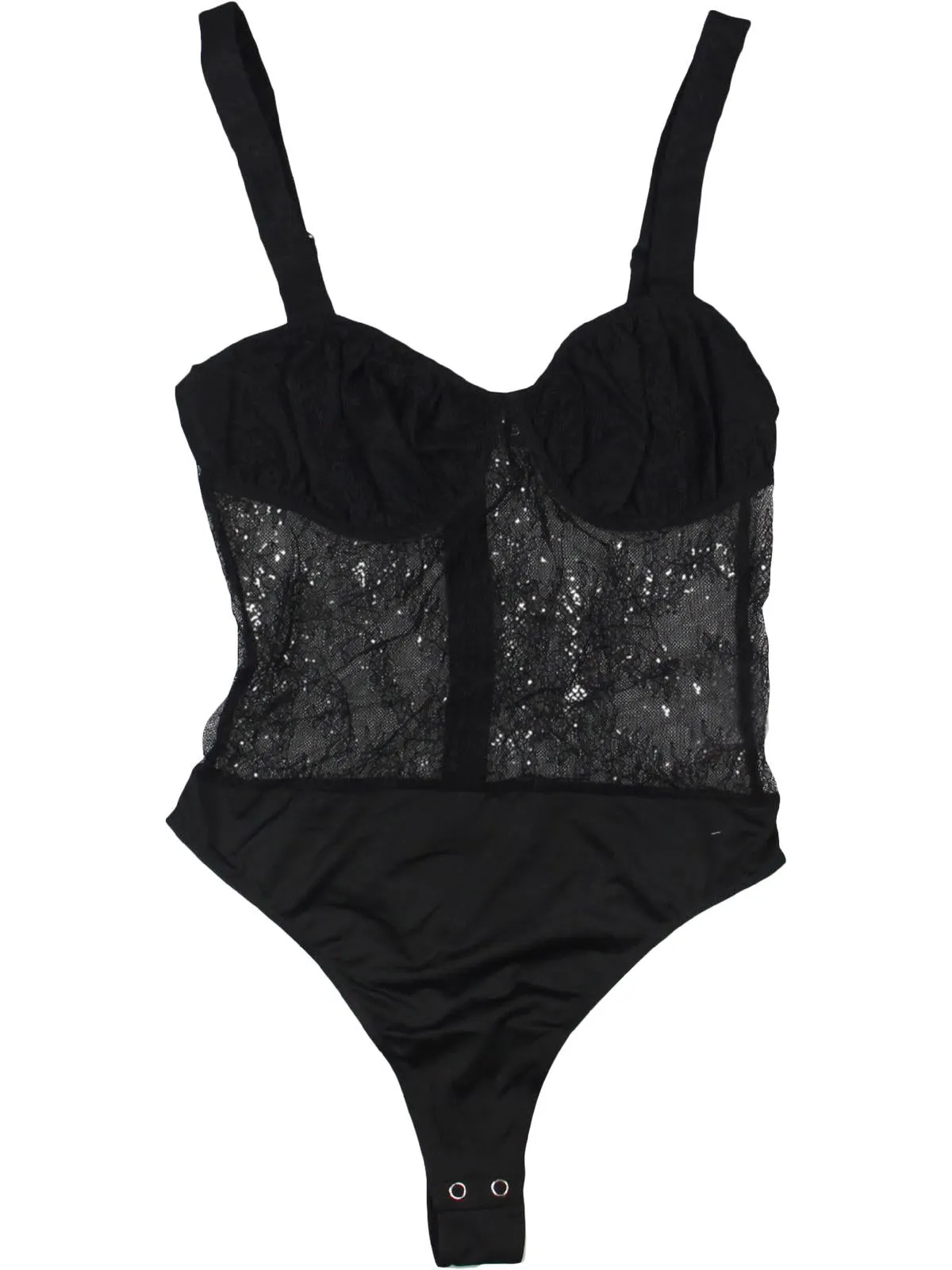 Womens Lace Thong Bodysuit