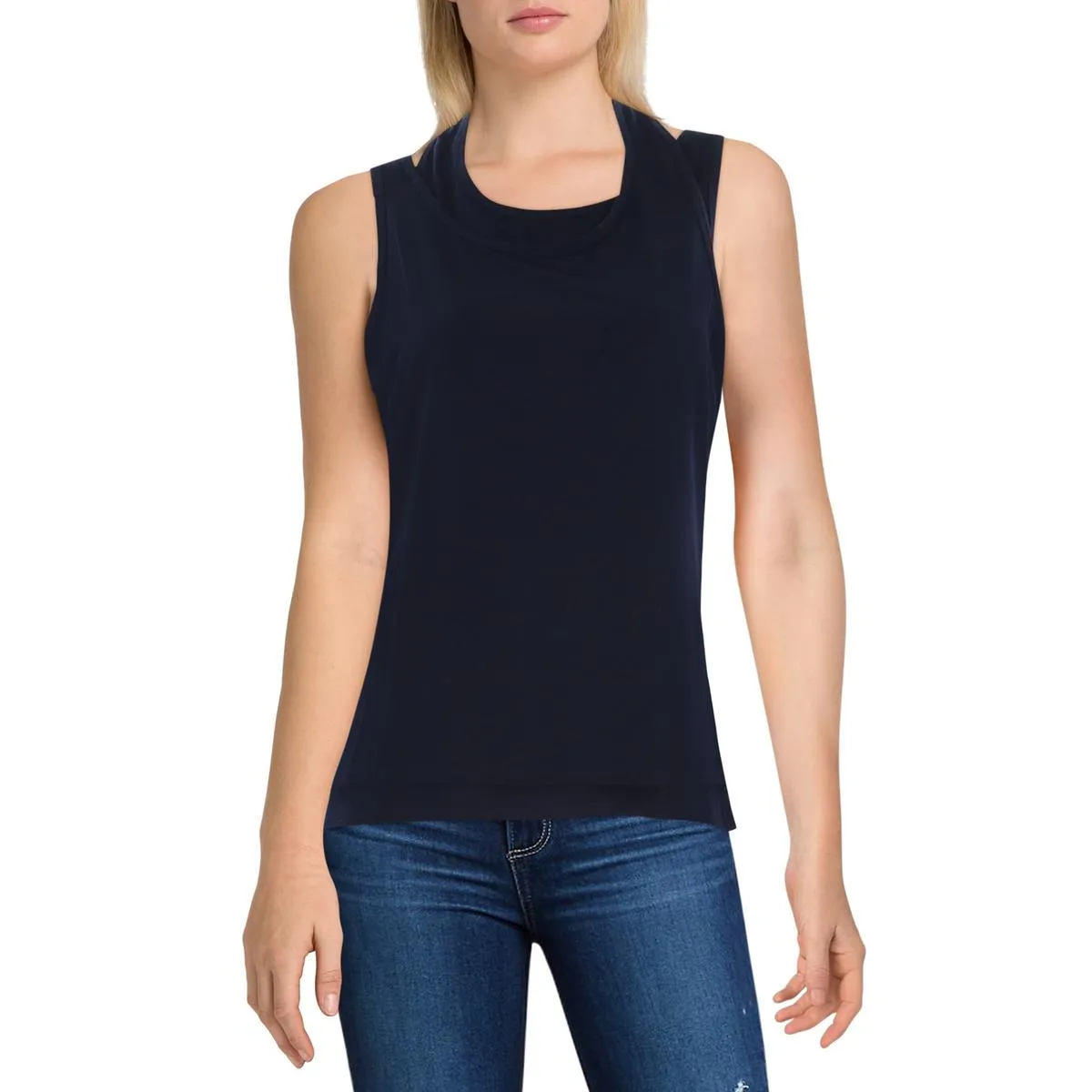 Womens Layered Sleeveless Tank Top