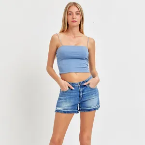 Women's Med Shadow Hem Shorts