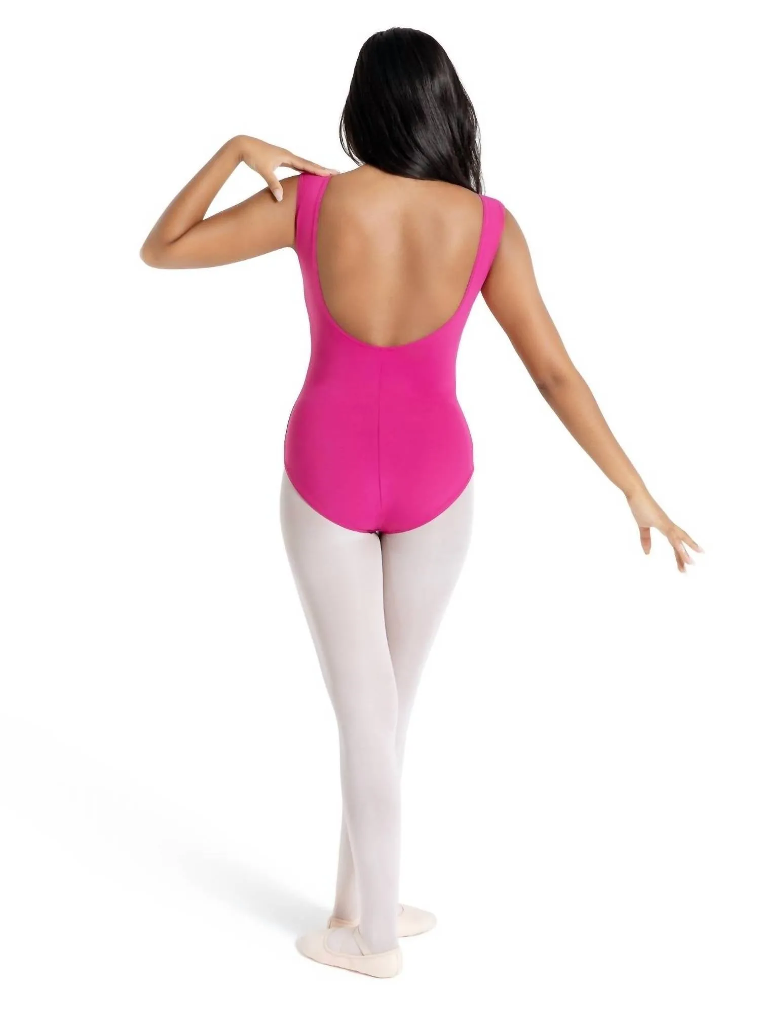Women's Meryl Boatneck Leotard In Mulberry