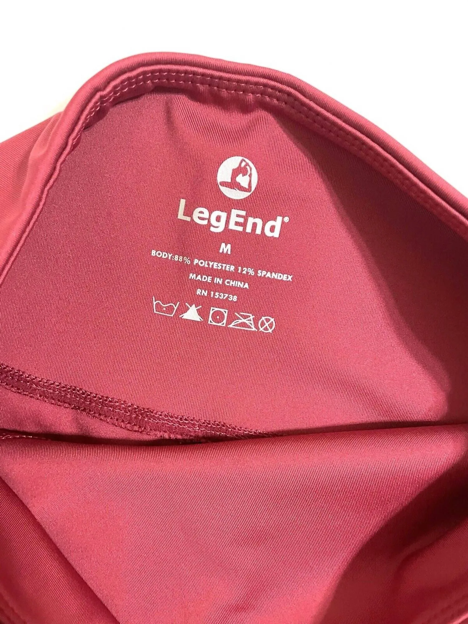 Women's Moto Side Pockets High Rise Capri Leggings In Red