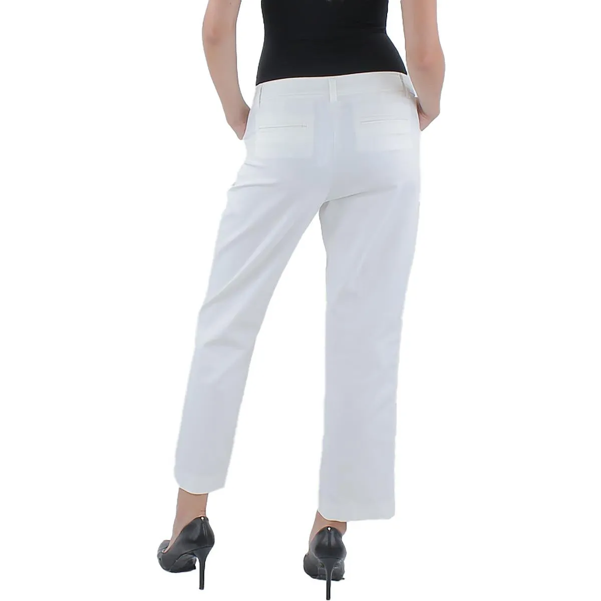 Womens Slim Leg Ankle Dress Pants