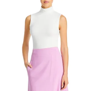 Womens Stretch Turtleneck Tank Top