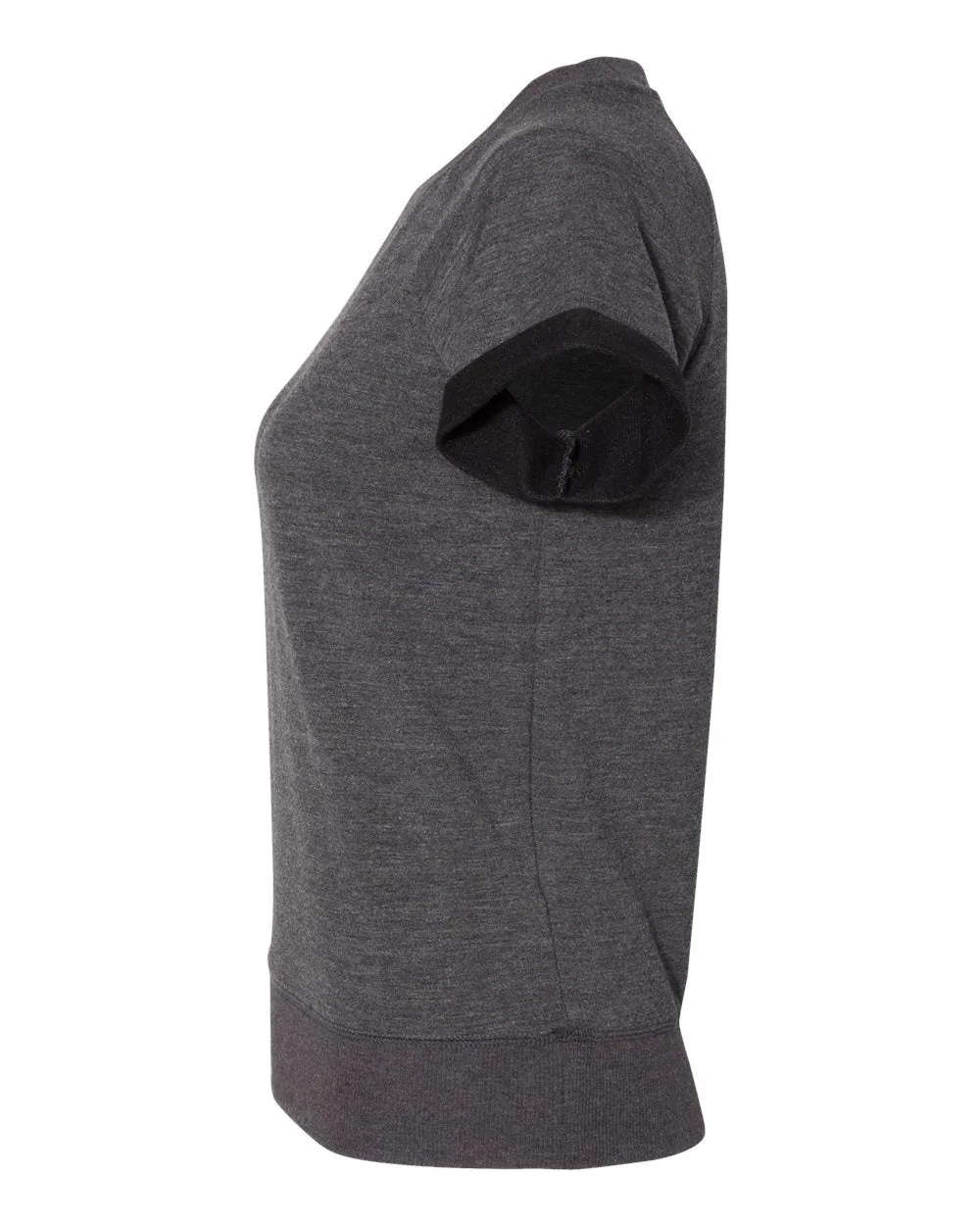 Women's Sweetheart French Terry Short Sleeve Pullover