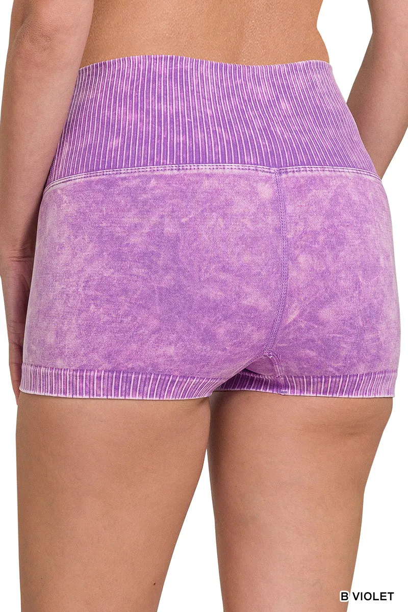 Zenana Seamless High Waisted Shorts NPW-6120